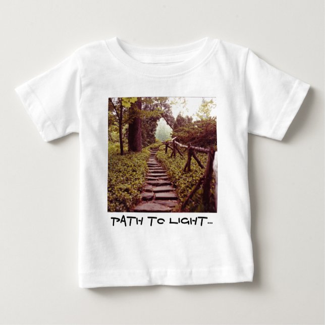 Camiseta De Bebé Ruta a la luz (Anverso)