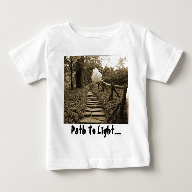 Camiseta De Bebé Ruta a la luz (Anverso)