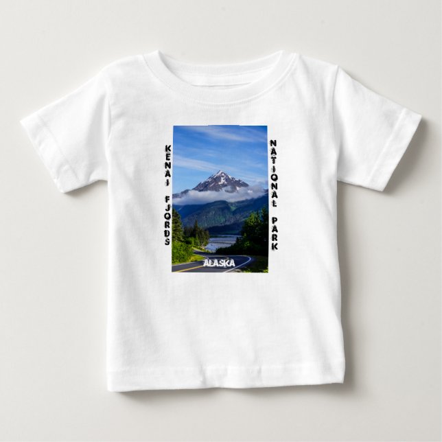 Camiseta De Bebé Ruta a través de Alaksa (Anverso)
