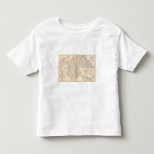 Camiseta De Bebé Ruta, campaña de Gettysburg
