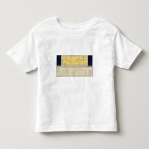 Camiseta De Bebé Ruta de aire de Los Ángeles a Columbus