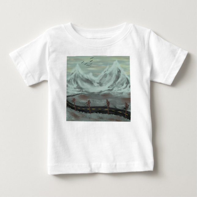 Camiseta De Bebé Ruta desolada (Anverso)