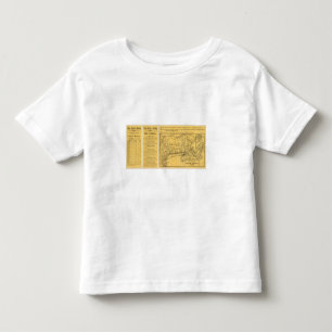 Camiseta De Bebé Rutas internacionales del buque de vapor, Nueva