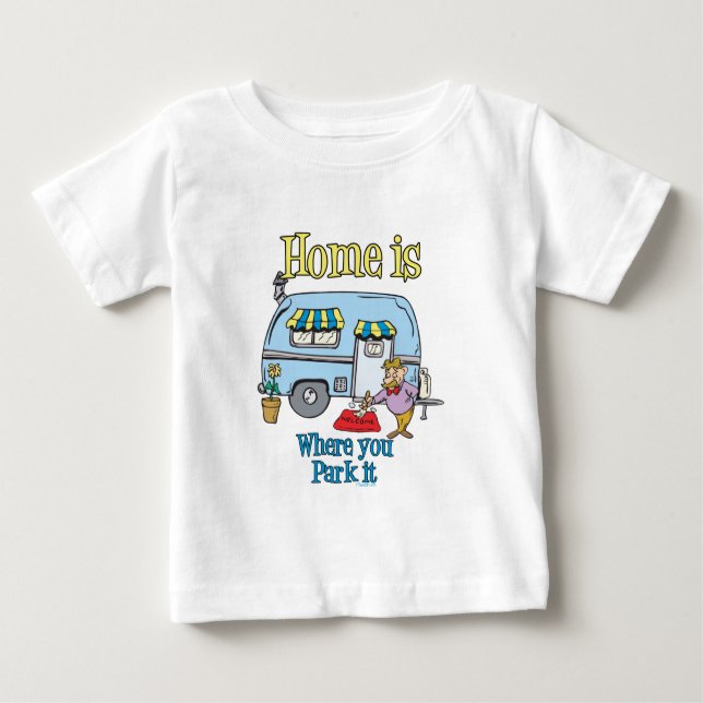 Camiseta De Bebé Rv Camping (Anverso)