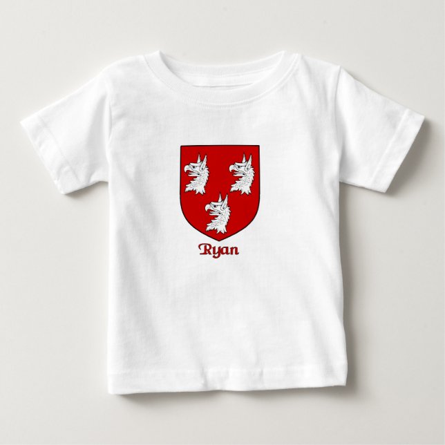 Camiseta De Bebé Ryan Family Shield (Anverso)