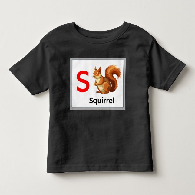 Camiseta De Bebé S es para Squirrel (Anverso)