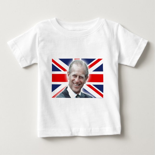 Camiseta De Bebé S.H. Duque de Edimburgo - ¡Genial! (Anverso)