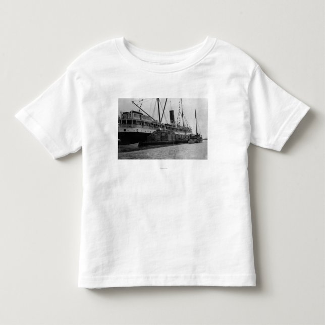 Camiseta De Bebé S.S. Alameda en fotografía de Anchorage, Alaska (Anverso)