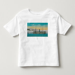 Camiseta De Bebé S.S. Jefferson en el glaciar de Taku, Alaska