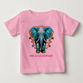 Camiseta De Bebé Sabia como un elefante