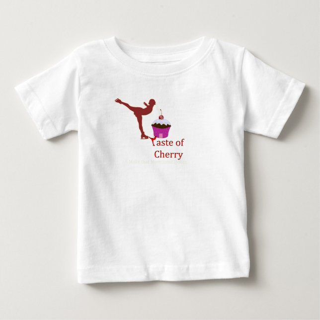 Camiseta De Bebé Sabor a cereza (Anverso)
