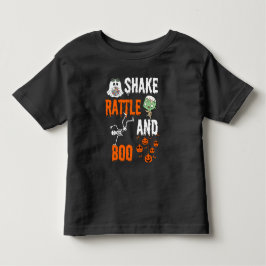 Camiseta De Bebé Sacudir, Traquetear, Boo Esqueleto Zombie Diversió