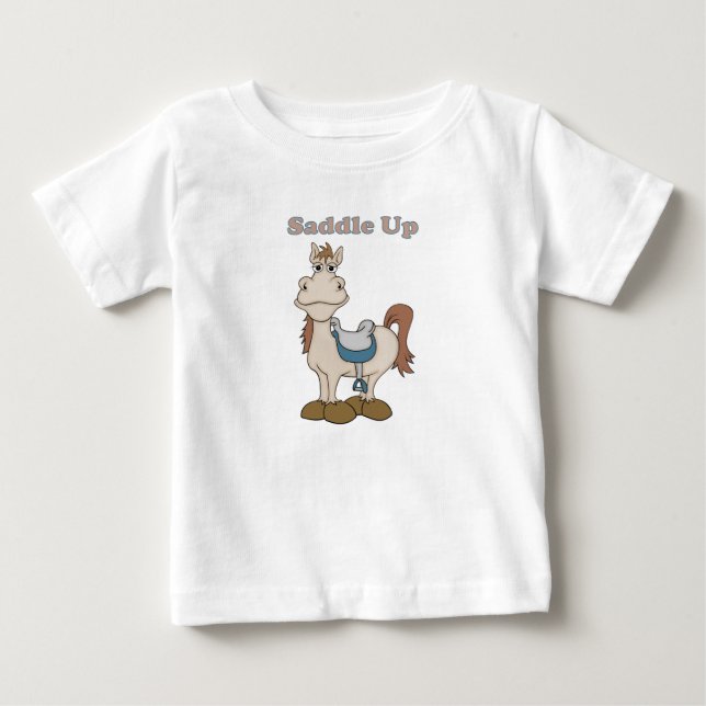 Camiseta De Bebé Saddle Up (Anverso)
