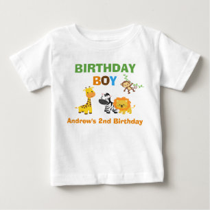 Camiseta De Bebé Safari del niño del bebé del niño de la camiset