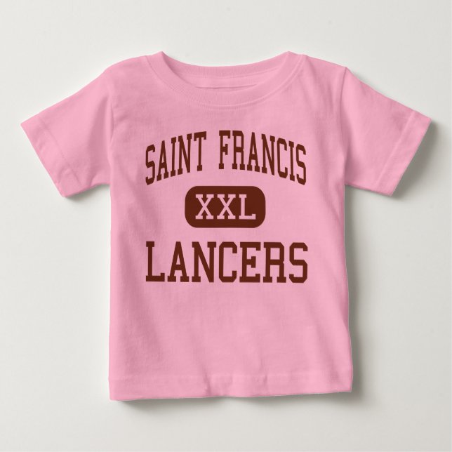 Camiseta De Bebé Saint Francis - Lancers - High - Mountain View (Anverso)