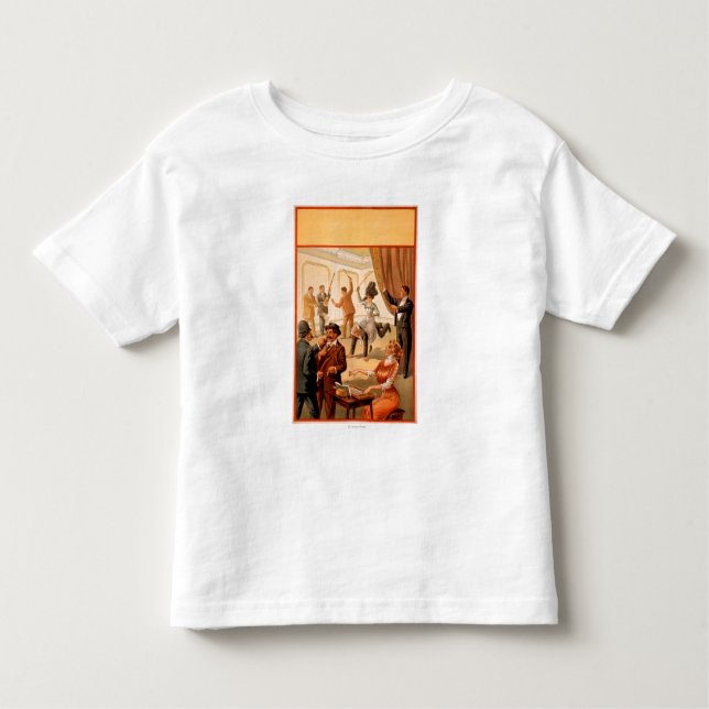 Camiseta De Bebé Sala de mando del Hypnotist del teatro de la gente (Anverso)