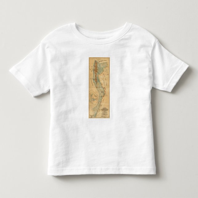 Camiseta De Bebé Saladar y mapa de las tierras de la marea (Anverso)