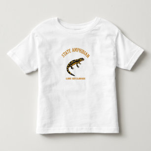 Camiseta De Bebé Salamandra de tigre de Illinois salvaje
