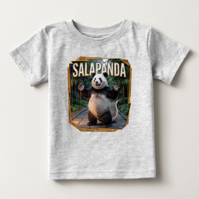 Camiseta De Bebé Salapanda Fotográfica Combo Creatividad Graciosa (Anverso)