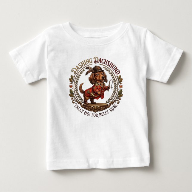 CAMISETA DE BEBÉ SALCHICHA AIROSA (Anverso)