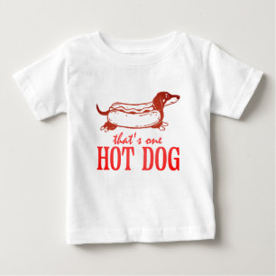 Camiseta De Bebé Salchicha de perro caliente divertida