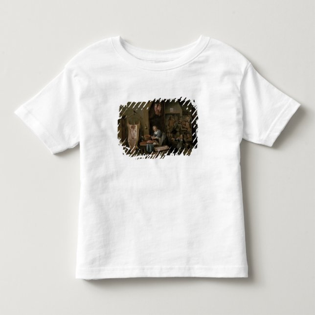 Camiseta De Bebé Salchicha-making, 1651 (Anverso)