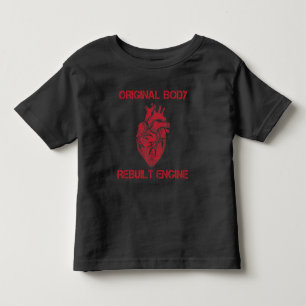 Camiseta De Bebé Salida del motor de trasplante de corazón reconst