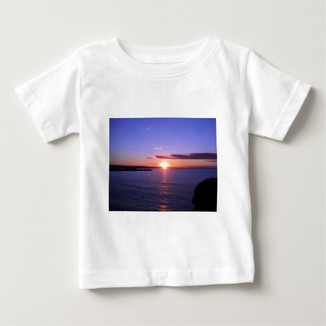Camiseta De Bebé Salida del sol de la mañana (Anverso)