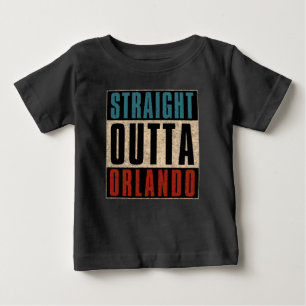 Camiseta De Bebé Salida directa Orlando Florida