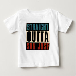 Camiseta De Bebé Salida recta San José California CA EE.UU.