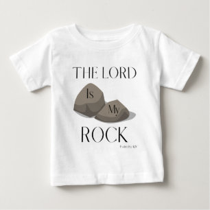 Camiseta De Bebé Salmo 18:2 Escritura Biblia Cita KJV