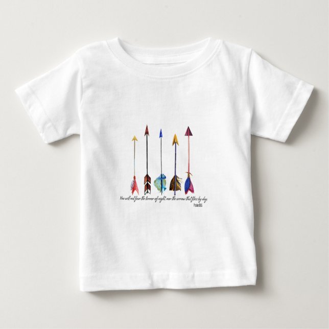 Camiseta De Bebé Salmo 91 Arrow (Anverso)