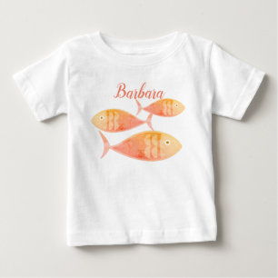 Camiseta De Bebé Salmon Fish Group