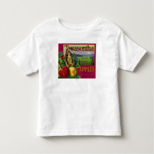 Camiseta De Bebé Salmones blancos, Washington - Tawasentha Apple