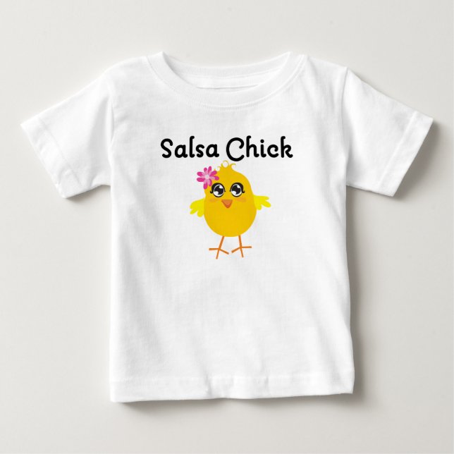 Camiseta De Bebé Salsa Chick (Anverso)