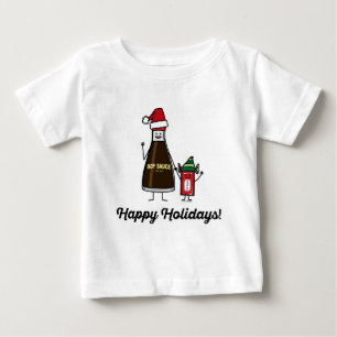 Camiseta De Bebé Salsa de soja Navidades de niños con paquete de bo