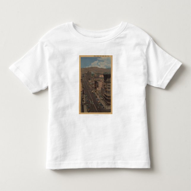 Camiseta De Bebé Salt Lake City, Utah - vista del St. principal (Anverso)