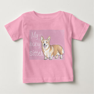 Camiseta De Bebé Saltador de arte rojo Pembroke Welsh Corgi 24 mese