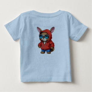 Camiseta De Bebé Saltador de Calle: Vibraciones de Conejo Urbano, C