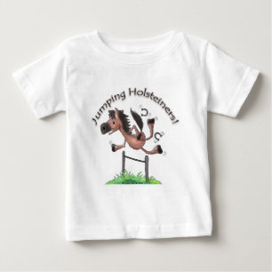 Camiseta De Bebé ¡Saltando a los Holsteiners!