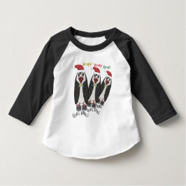 Camiseta De Bebé Saltando Navidades Jiminy -tamaño infantil- pingüi