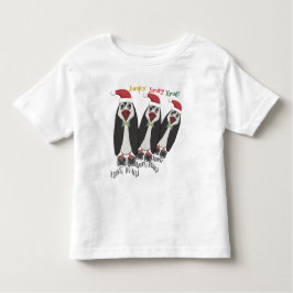 Camiseta De Bebé Saltando Navidades Jiminy -tamaño infantil- pingüi