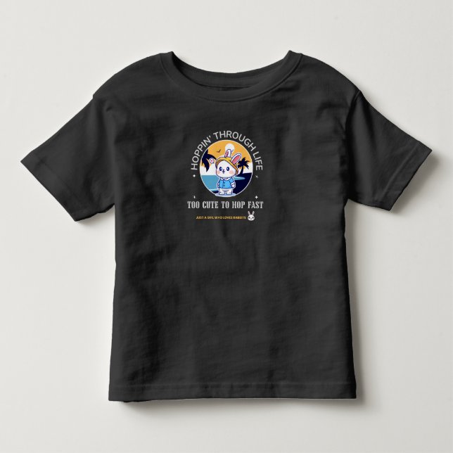 Camiseta De Bebé Saltando por la vida (Anverso)