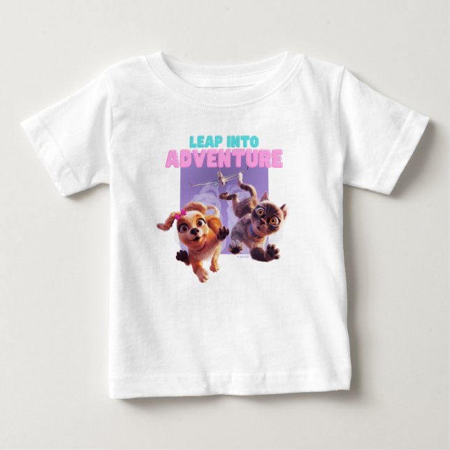 Camiseta De Bebé Salto a la aventura (Anverso)
