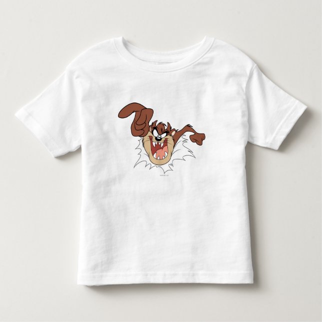 Camiseta De Bebé Salto a través de la página de TAZ™ (Anverso)