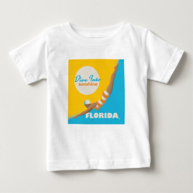 Camiseta De Bebé Salto al sol | Florida (Anverso)