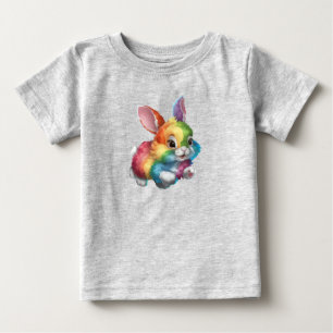 Camiseta De Bebé Salto de Bunny