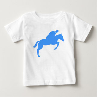 Camiseta De Bebé Salto de caballo - Azul bebé