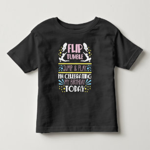 Camiseta De Bebé Salto del primer día de cumpleaños de gimnasta C