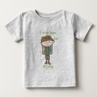 Camiseta De Bebé salto siestas para hacer senderismo
